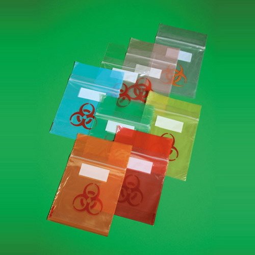 Kilitli Numune Taşıma Poşeti & PE & Mavi 200 Ad./Paket-(1 Paket)