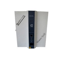 Metalik Su Damıtma Cihazı & 12 L/Saat Kapasite & 10 L Depo (3 faz) & Harici Filtre & Paslanmaz Çelik Gövde -1 Adet