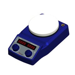 Manyetik Karıştırıcı & Isıtıcılı Maks. 5L & 15 cm Seramik Tabla & Dijital Isı ve Zaman Göstergeli 300°C -1 Adet