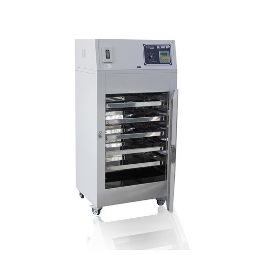 Endüstriyel Fırın (50°C...250°C) & 192 L PID Dijital Termostat & Zamanlayıcı & Hava Sirkülasyon & 10 Tepsi & Tekerlekli & Paslanmaz Çelik İç Gövde-1 Adet