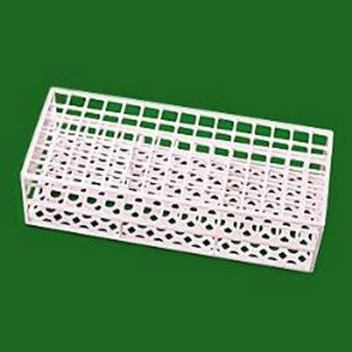 Tüp Sporu & Ekonomik & Kare Delikli & PS & 17 mm & 60 Delikli & Beyaz & 1 Ad./Adet