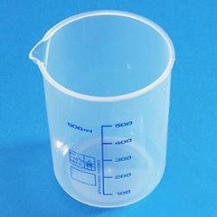 PP Beher & Mavi Taksimatlı & 3000 ml & 1 Adet