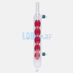 Soğutucu 30 Ml Erkek Şilif: Ns 29/32 Soxhlet & Bullu & P.P Yan Kollu - (1 Adet)