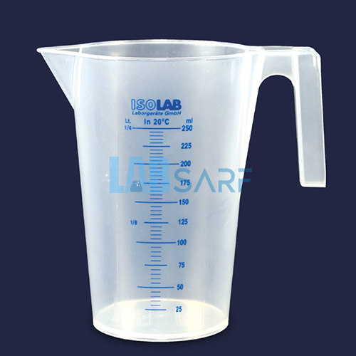 Beher Kulplu P.P Kısa Form 1000 Ml Mavi Skala-1 Adet