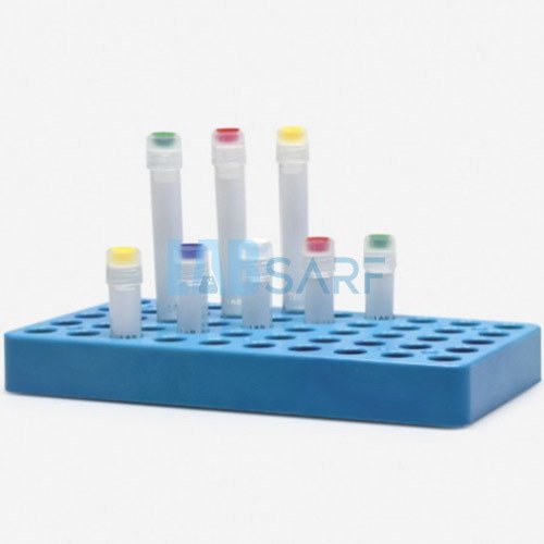 Cryo Tüp Standı 50 Yuvalı & Rubi - (1 Adet)