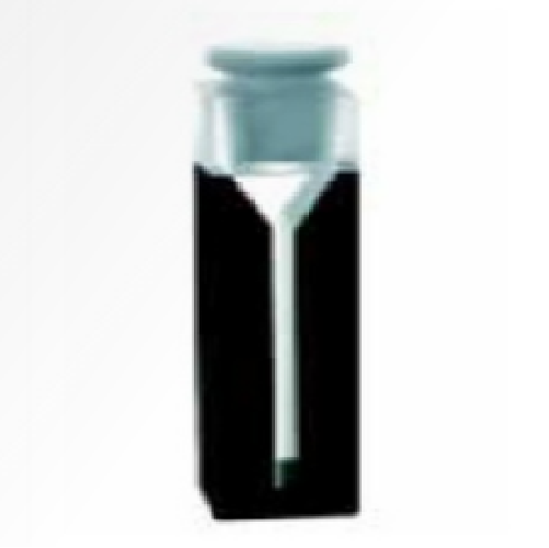 Mikro küvet, siyah gövdeli, şilifli kapaklı, Quartz, 30 mm Işık Yollu, 2.10 ml Hacim