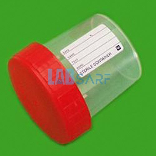 Numune Kabı, Plastik, PP, Hacim 120 ml,Steril, Etiketli (CE) 260 Ad./Koli- ( 1 Koli)