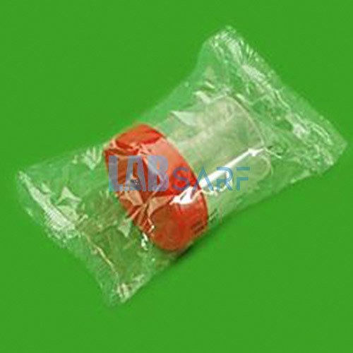 Numune Kabı, Plastik, PP, Hacim 120 ml,Steril, Etiketsiz 200 Ad./Koli-(1 Koli)