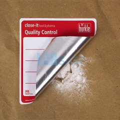 Close-it Kontrol Etiketi & İlaç ve Gıda İçin & 95x95 mm & Sarı & 5303-2020