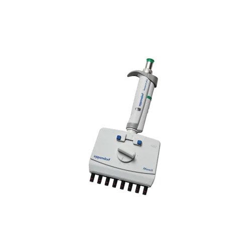 Eppendorf Research® plus Move It® Pipet & Ayarlanabilir Koni Aralığı & 8 Kanallı & Değişken & 120-1200 µL & Koyu Yeşil -1 Adet