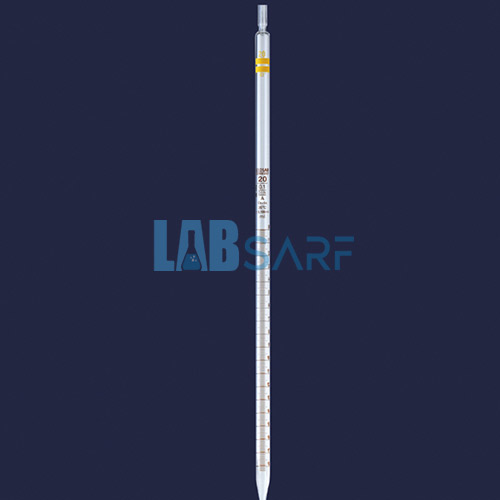 Pipet Cam 25 Ml Amber Skala Dereceli  A Kalite 10 Adet/Pk (1 Paket)