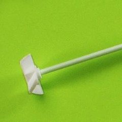 PTFE (Teflon) Karıştırıcı Şaft & Pervane Tipi & 6x400x40 mm & 1 Adet