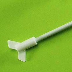 PTFE (Teflon) Karıştırıcı Şaft & ''V'' Şekilli & 9,5x650x70 mm & 1 Adet