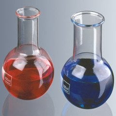 Balon & Cam & Dibi Düz & Dar Boyunlu & 50 ml -1 Adet