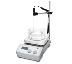 MS7-H550-S Dlab LED Dijital 7'' Kare Ocak Gözü Manyetik Karıştırıcı, cam seramik ocak gözü, 550°C'ye kadar ısıtma sıcaklığı