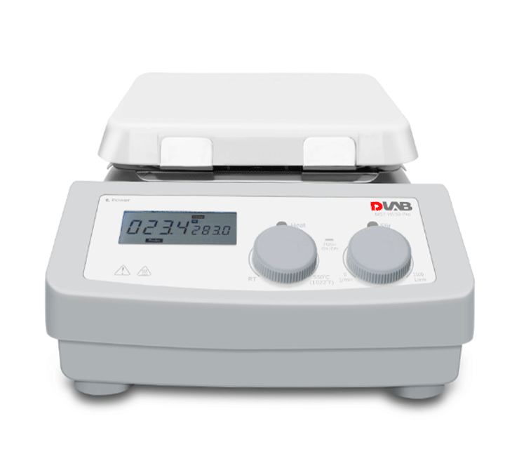 MS7-H550-S-Dlab Paket 1 7 inç'' Kare Ocak Gözü Manyetik Karıştırıcı, Cam Seramik Sıcaklık Sensör İle Birlikte (8030122111）+ PT1000A (18900016)