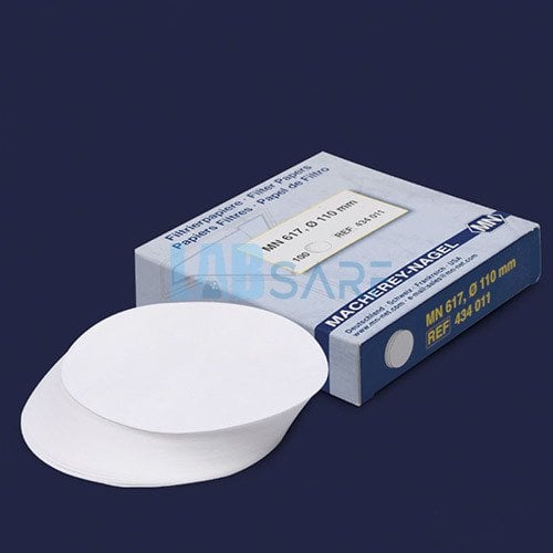 Filtre Kağıdı Kantitatif 110 Mm Mavi Bant Yavaş Akış Hızı - 100 Adet/Paket - (1 Paket)