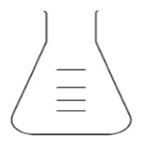 Erlen, dar boyunlu, 1000 ml hacim