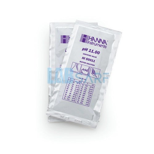 pH 11.00 Teknik Kalibrasyon Tampon Poşetleri (25 x 20 mL)