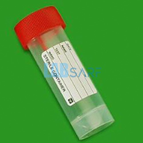 Numune Kabı, Hacim 25 ml, Kaşıklı, Steril, Etiketli 50 Ad./Paket- (1 Pk)