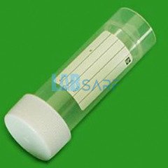 Numune Kabı, Hacim 25 ml, Kaşıksız, Etiketli 1000 Ad./Koli- (1 Koli)