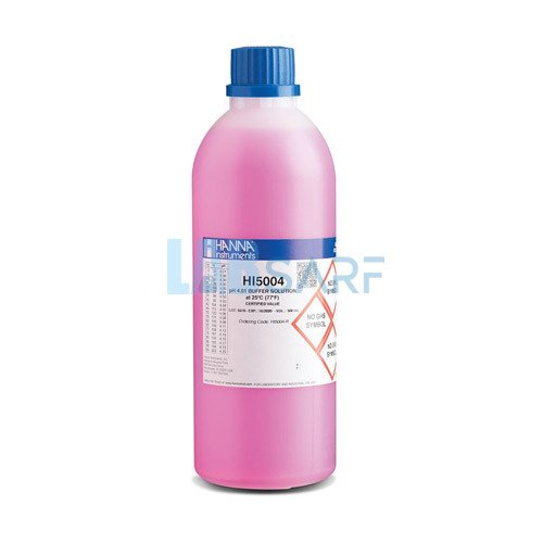 pH 4.01 Kırmızı Teknik Kalibrasyon Tamponu (500 mL)