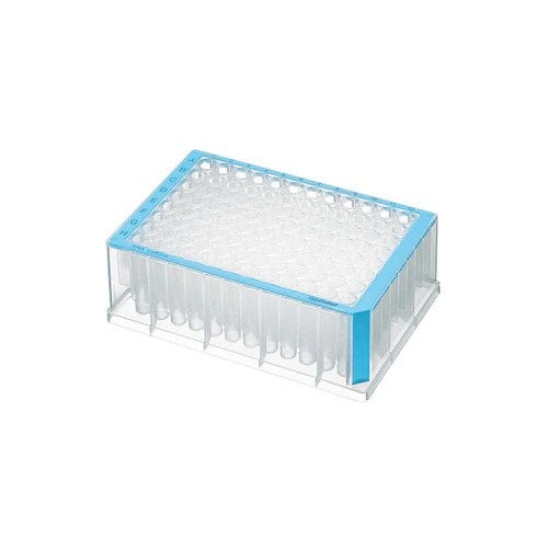 Deepwell Plate 96/1000 µL & Temiz Kuyular & 1000 µL & Steril & Mavi -20 Plaka (5 Poşet x 4 Plaka)-1 Paket
