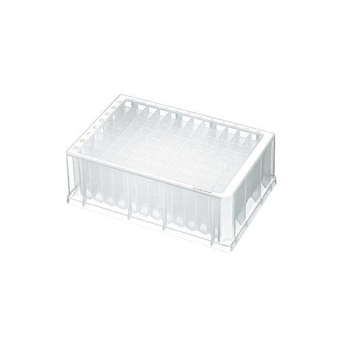 Deepwell Plate 96/2000 µL & Temiz Kuyular & 2000 µL & Steril & Beyaz -20 Plaka (5 Poşet x 4 Plaka)-1 Paket