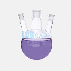 Balon 250 Ml Merkez Boyun: Ns 29/32 Yan Boyunlar: Ns 14/23 Dibi Yuvarlak & 20° Açılı Yan Boyunlu - (1 Adet)