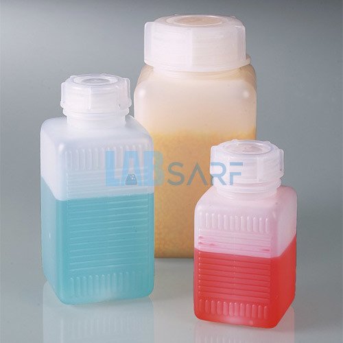 Geniş Boyunlu Kare Şişe & 1000 ml & 0338-1000