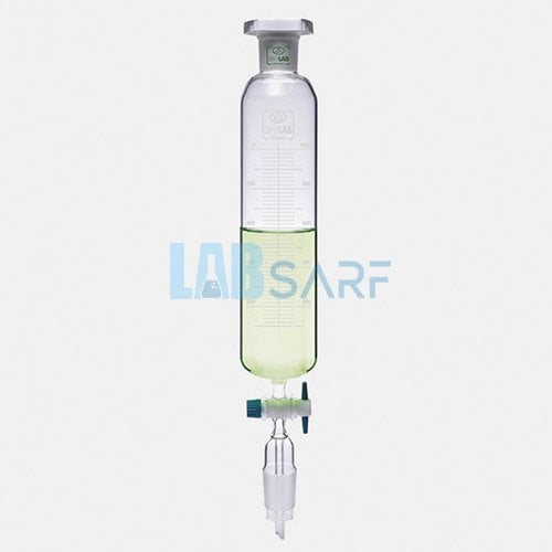 Damlatma Hunisi 250 Ml Silindirik & Dereceli & Musluklu Ptfe -(1 Adet)