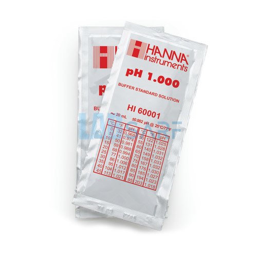 pH 1.000 Millesimal Tampon Çözeltisi Poşetleri (25 x 20 mL)
