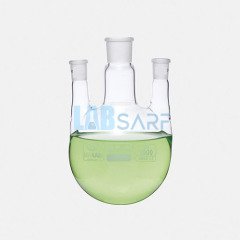 Balon 1000 Ml Merkez Boyun: Ns 29/32 Yan Boyunlar: Ns 14/23 Dibi Yuvarlak & 3 Boyunlu & Paralel Yan Boyun - (1 Adet)