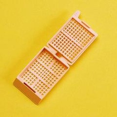 Doku Takip Kaseti & Kapaklı & Kare Delikli & Pembe & 250 Adet/Paket-(1 Paket)