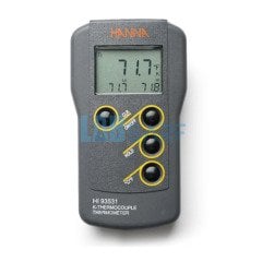 Taşınabilir 0.1° Çözünürlüklü K-Tipi Termokupl Termometre, Yüksek/Düşük Limit Göstergeli