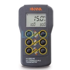 Taşınabilir 0.1° Çözünürlüklü K-Tipi Termokupl Termometre, RS232 Çıkışlı