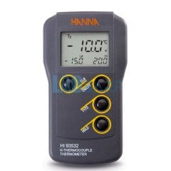 Taşınabilir Çift Girişli K-Tipi Termokupl Termometre