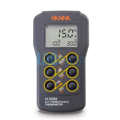 Taşınabilir Gelişmiş Çift Kanallı K, J, T Tipi Termokupl Termometre