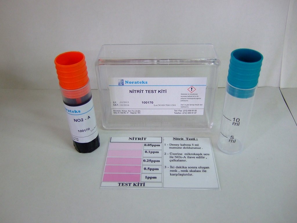 NİTRİT                                	( 0,05 – 0,1 – 0,25 – 0,5 – 1 )Test Kiti