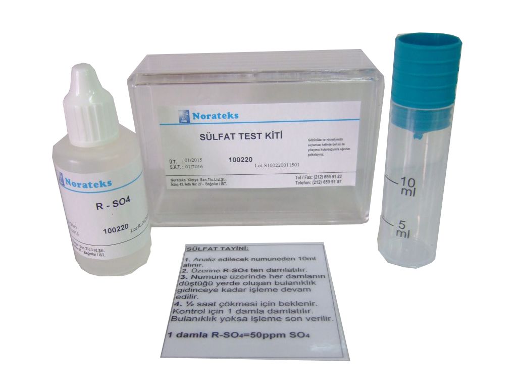 SÜLFAT                                	( l damla=50ppm )  Test Kiti