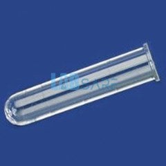 Plastik Test Tüpü, Dibi Yuvarlak, Hacim 3 ml, PS, 12x56 mm 500 Ad./Paket- (1 Pk)