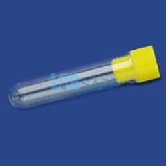 Plastik Test Tüpü, Dibi Yuvarlak, Hacim 3 ml, PS, 12x56 mm, Steril 2000 Ad./Koli- (1 Koli)