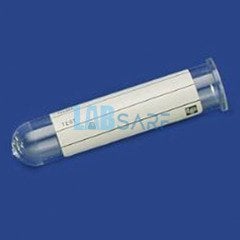 Plastik Test Tüpü, Dibi Yuvarlak, Hacim 3 ml, PS, 12x56 mm, Etiketli 500 Ad./Paket- (1 Pk)-CE