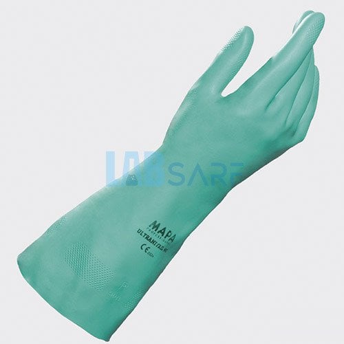 Eldiven Nitril & Kimyasallara Dayanıklı M(8) Beden - 1 Çift/Paket - (1 Paket)