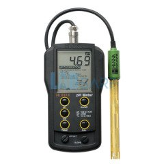 Taşınabilir HI1217D Elektrotlu Analog pH/mV/°C Metre