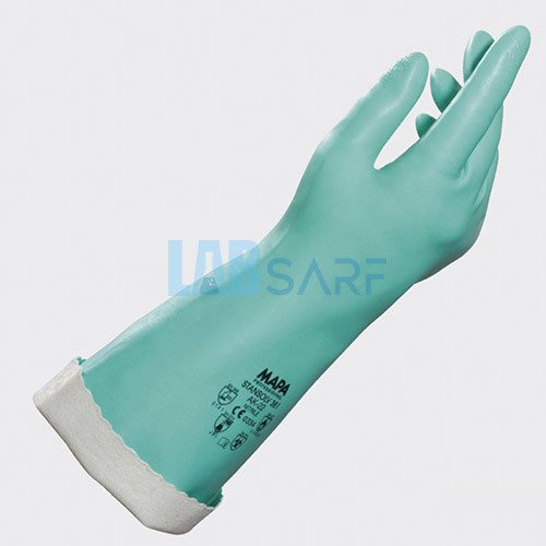 Eldiven Nitril & Kimyasallara Dayanıklı S(7) Beden - 1 Çift/Paket - (1 Paket)