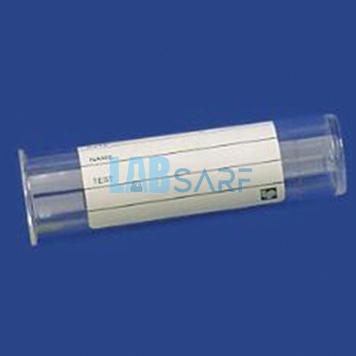 Plastik Test Tüpü, Dibi Düz, Hacim 5 ml, PS, 16x60 mm, Etiketli 300 Ad./Paket-(1 Pk)