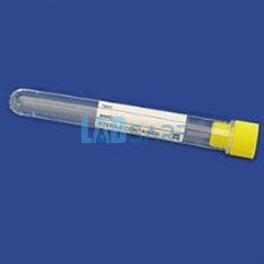 Plastik Test Tüpü, Dibi Yuvarlak, Hacim 5 ml, PS, 12x92 mm, Steril, Etiketli 250 Ad./Paket-(1 Pk)
