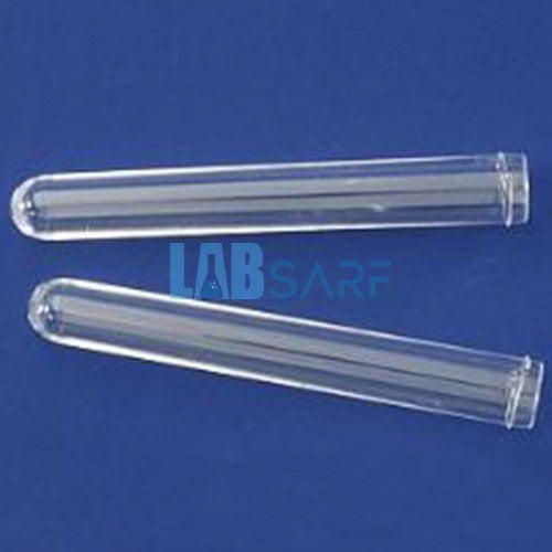 Plastik Test Tüpü, 8 ml, Vida Boyunlu 13x100 mm 100 Ad./Paket- (1 Pk)