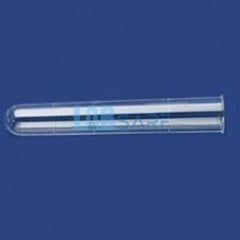 Plastik Test Tüpü, Dibi Yuvarlak, Hacim 10 ml, PS, 16x100 mm 250 Ad./Paket-( 1 Pk)